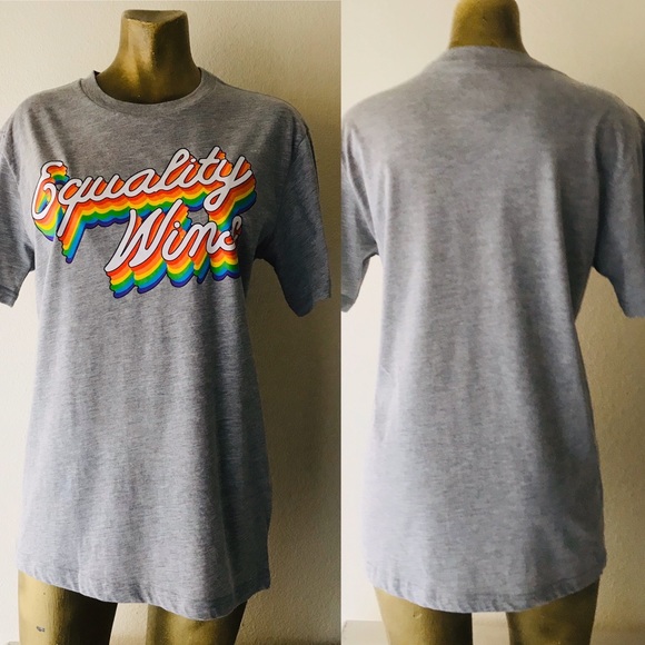 EQUALITY WINS Tee SHIRT NWT Size XL - Picture 3 of 11